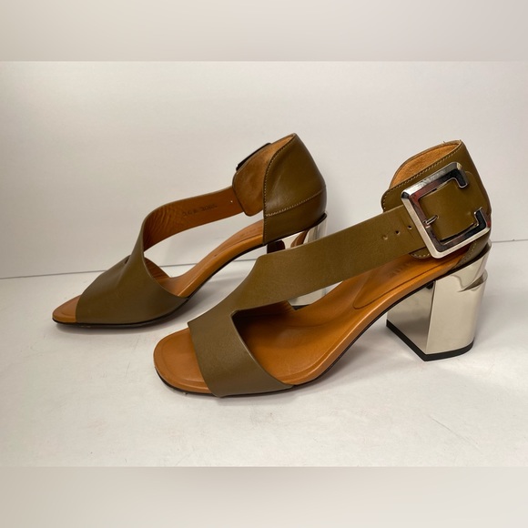 Robert clergerie abstract block heel sandals 36.5 - Picture 5 of 13